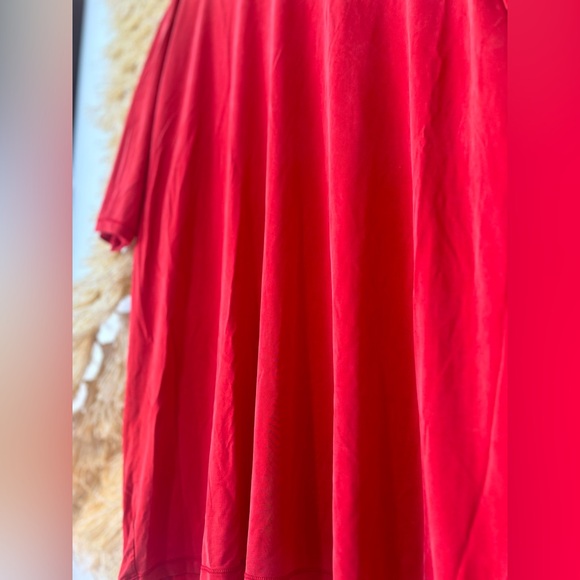 Lululemon Lab💎RARE NWOT💎Cupro Sumu-Su Tee💎Fiery Red💎Size 10 - Picture 11 of 16